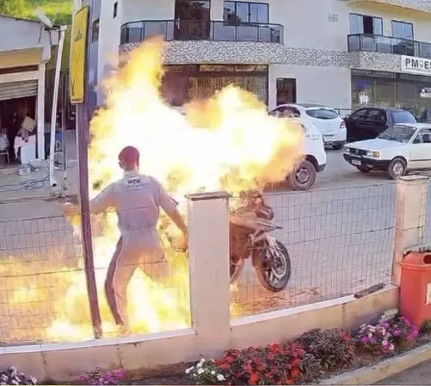 Morre mãe que tentou impedir o filho de incendiar a própria moto no Espírito Santo