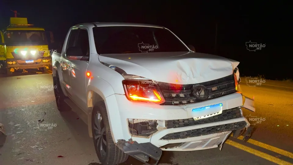 Condutora aponta má sinalização e escuridão após colisão na BR-163 entre Sorriso e Sinop (MT) 
