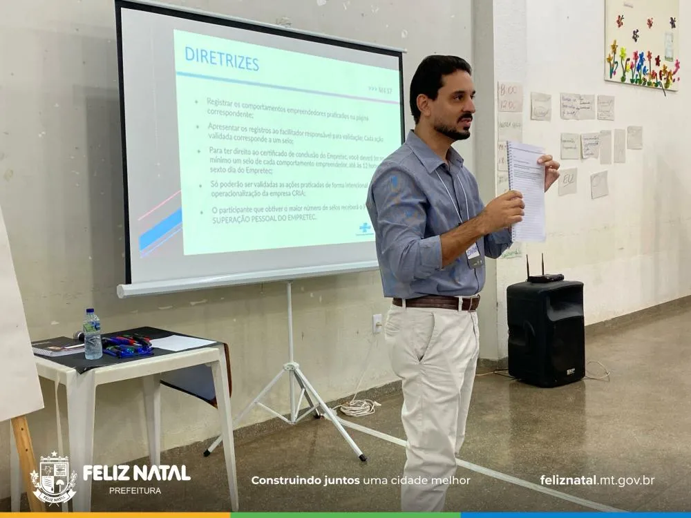 Empretec impulsiona o empreendedorismo em Feliz Natal com apoio do SEBRAE e da Prefeitura