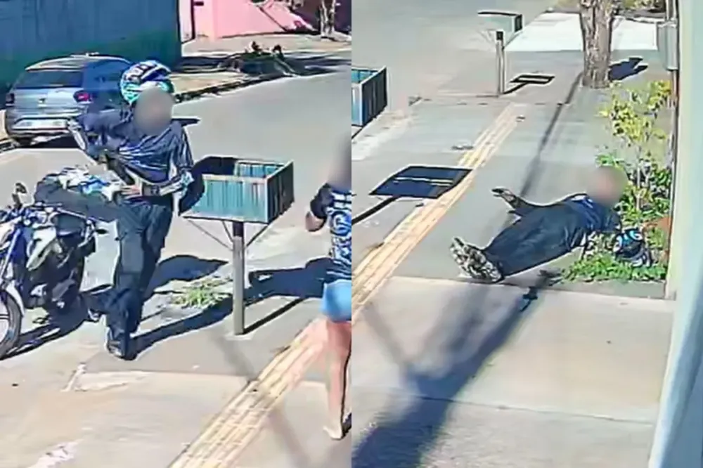 Homem morre após ameaçar ex-companheira com facão e ser baleado pelo atual em Goiás